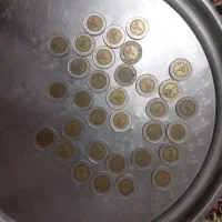 ۳۳ عدد سکه پانصد ریالی سال ۸۴
