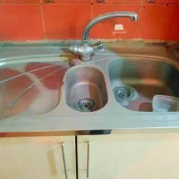 سینک طرفشویی لگن بزرگ وکوچیک