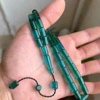 تسبیح سندلوس سبز آبی