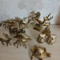مجسمه حیوانات برنجی برنزی برنز آنتیک دکوری