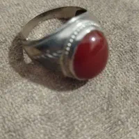 انگشتر عقیق نقره