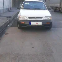 پراید 84شاسی پلمپ بی رنگ دارای سیستم صوتی و دزدگیر
