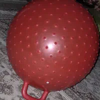 توپ پیلاتس و بادی بالانس.جنس محکم.دسته دار