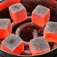 زغال نارگیل 100کربن پسته ،کبابی فشرده.بدون واسطه