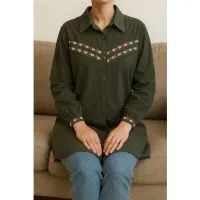 مانتو الیاف طبیعی و‌سنتی و بهاری