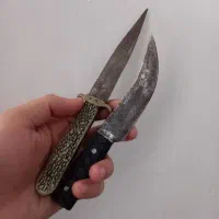 چاقو دسته استخونی و زنجان