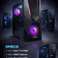 سیستم گیمینگ بسیار تمیز، سالم، آماده استفاد