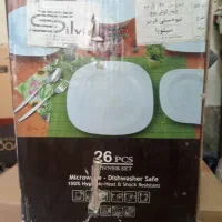 سرویس ارکوپال گل قرمز 26 پارچه
