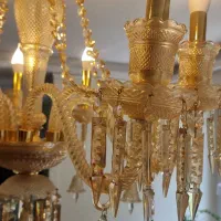 لوستر کریستال شامپاینی ۲عدد
