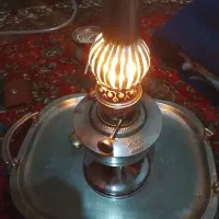 لمپا برنجی قدیمی