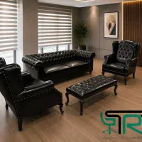 مبلمان نیم ست چسترسزار ۵۶۹۱/میزکانتر صندلی توری