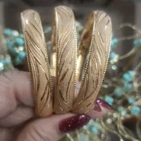 سه عدد النگوی نقره با فاکتور نو نو استفاده نشده