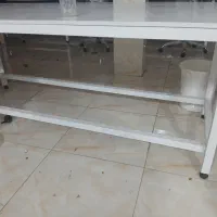 چرخ خیاطی میز اهنی پیچی بازشو بغل چرخ خیاطی