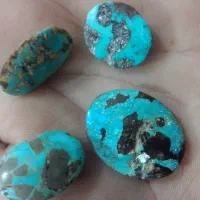 سنگ فیروزه درشت ابی