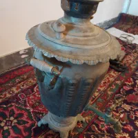 سماور ذغالی قدیمی با گنجایش ۴لیتراب