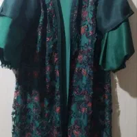 مانتو مجلسی جنس حریر