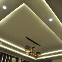 اجرای کناف.سقف کاغذ.باکس تلوزیون
