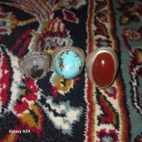 انگشتر های نقره مهر دار