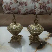 دو عدد قندان برنز زیبا