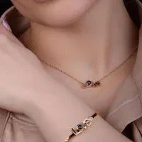 دستبند استیل - لاو - رنگ ثابت