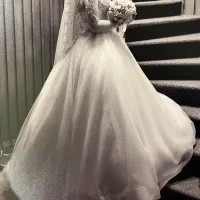 لباس عروس تمام سنگ اتریشی دوخت مزون رونیکا