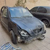تیبا مدل ۹۲ مشکی تصادفی