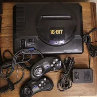 سگا مگا درایو نسل اول ریجن USA/NTSC بسیارتمیز سالم