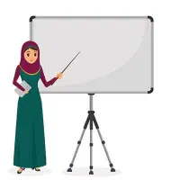 یک مدرس انگلیسی خانم