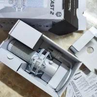 میکروفون hyper x quadcast 2 کاملا نو microphone