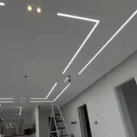 گچکاری زیرکار روکار لاین نورمخفی ابزار