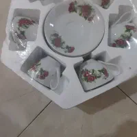 سرویس چای خوری گل سرخی