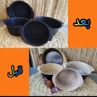 بازسازی اصولی ظروف تفلون.چدن(جنرال گرانیت )