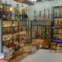 قفسه چوب روسی بدنه فلزی بست طلایی