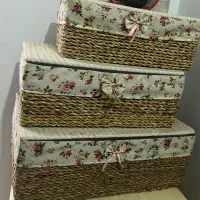 باکس حصیری درب دار پارچه ایی