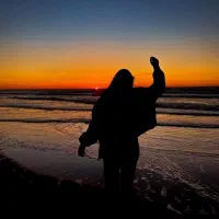 طبیعت‌گرد و مدل عکاسی