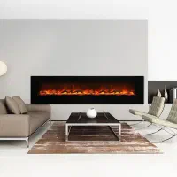 شومینه برقی LCD سایز ۲۵۰ مدرن و فول امکانات