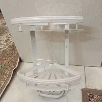 استند کنج حمام و جای لوازم حمام