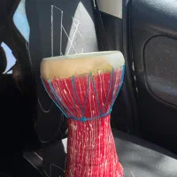 تُمبَک سفالی رویه چَرمی