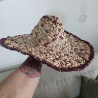 کلاه حصیری دور دوخت