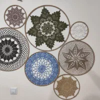دیوارکوب قلاب بافی
