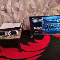 ps5 slim به همراه تلویزیون