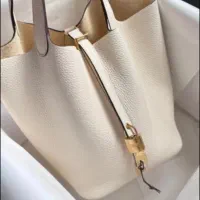 کیف دستی زنانه پیکوتین سفید شیری نو