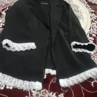 مانتو مشکی مجلسی