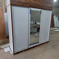 کمددیواری ریلی  لباس ملامینه mdf مدل مدل۴۴