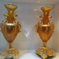سه تیکه دکوری خارجی و آب طلا