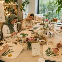 ورکشاپ نقاشی روی توت بگ با طرح دلخواه