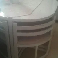 فروش میز نهارخوری کم جا شش نفره به علت کمبود جا