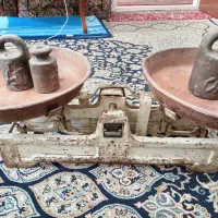 ترازوی قدیمی باسنگ و کفه سالم و میزان 20 کیلوئی