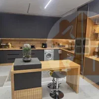 کابینت طوسی سوپر مات آنتی فینگر