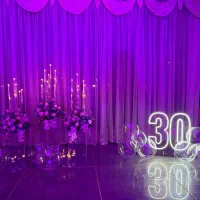 تشریفات دکور بله برون دیزاین تم تولد بادکنک عروسی